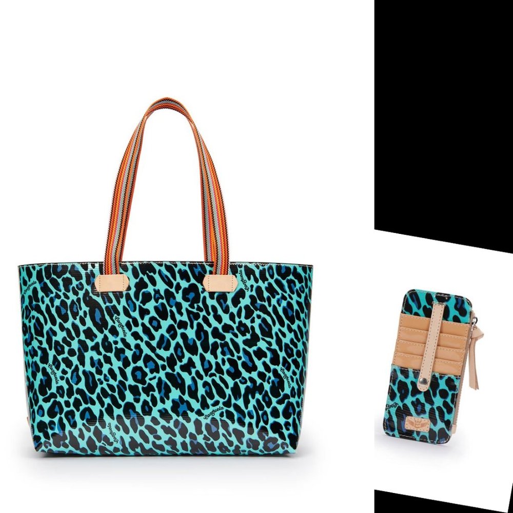 Consuela Gem Big Breezy Tote Bag and Card holder